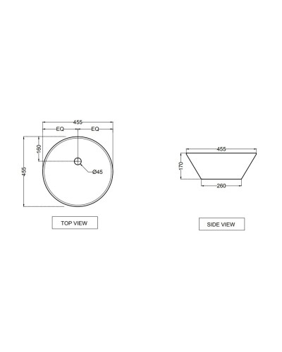 Раковина 45,5х45,5 см Jaquar JDS JDS-WHT-25905