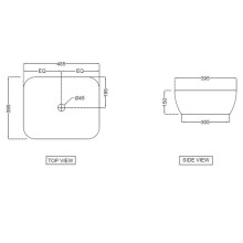 Раковина 48,5х39,5 см Jaquar JDS JDS-WHT-25909