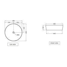Раковина 48x48 см Jaquar Opal OPS-WHT-15901N