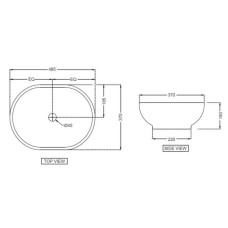 Раковина 48,5x37 см Jaquar Solo SLS-WHT-6901
