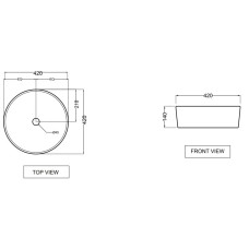 Раковина 42x42 см Jaquar Opal OPS-WHT-15905