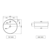 Раковина 45x45 см Jaquar JDS JDS-WHT-25939