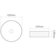 Раковина 43,5х43,5 см SantiLine SL-7002