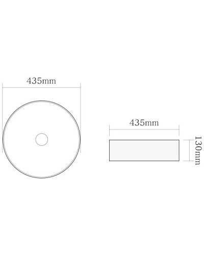 Раковина 43,5х43,5 см SantiLine SL-7002