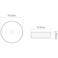 Раковина 41,5х41,5 см SantiLine SL-7009
