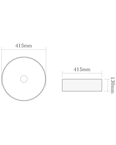 Раковина 41,5х41,5 см SantiLine SL-7010