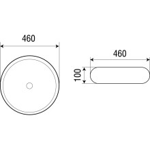 Раковина 46x46 см WeltWasser Elbach 3062