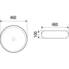 Раковина 46x46 см WeltWasser Elbach 3062