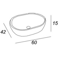Раковина-чаша Cezares Bellagio 60 50179 Белая