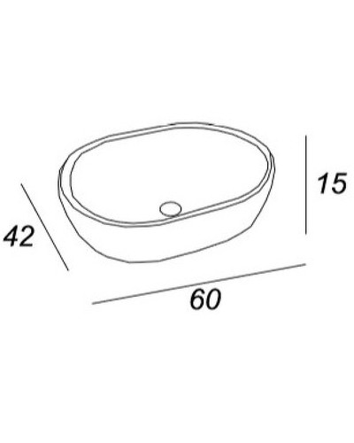 Раковина-чаша Cezares Bellagio 60 50179 Белая