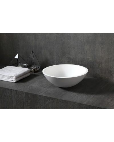 Раковина-чаша Abber Stein 40 AS2608 Белая матовая