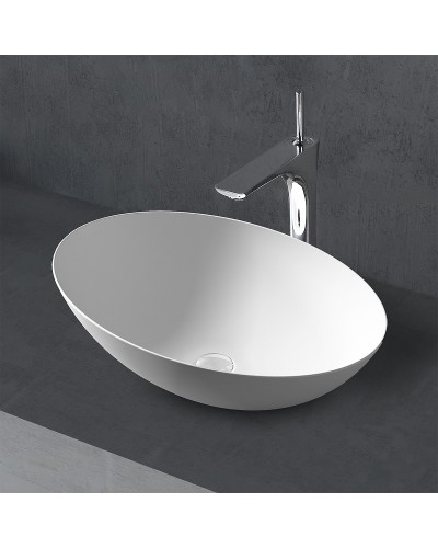 Раковина-чаша Abber Stein 50 AS2609 Белая матовая