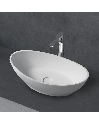 Раковина-чаша Abber Stein 62 AS2610 Белая матовая