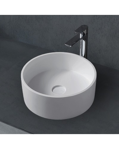 Раковина-чаша Abber Stein 40 AS2612 Белая матовая