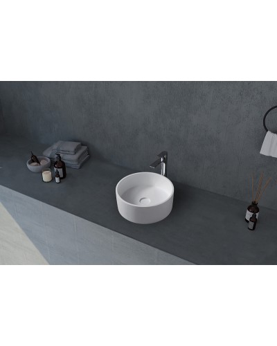 Раковина-чаша Abber Stein 40 AS2612 Белая матовая