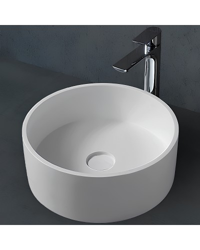 Раковина-чаша Abber Stein 40 AS2612 Белая матовая