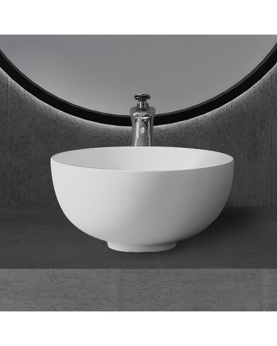 Раковина-чаша Abber Stein 40 AS2617 Белая матовая