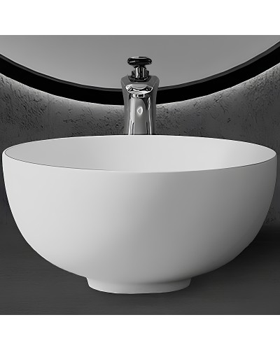 Раковина-чаша Abber Stein 40 AS2617 Белая матовая