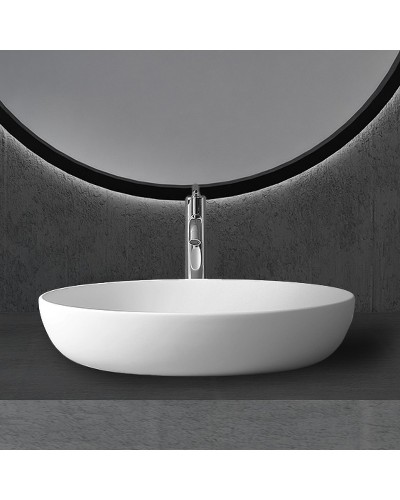 Раковина-чаша Abber Stein 60 AS2619 Белая матовая