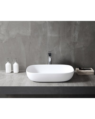 Раковина-чаша Abber Stein 60 AS2620 Белая матовая