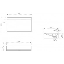 Раковина-чаша Abber Stein 60 AS2623 Белая матовая