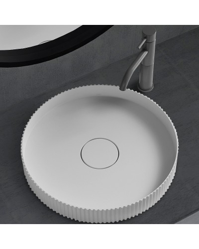 Раковина-чаша Abber Stein 40 AS2604 Белая матовая
