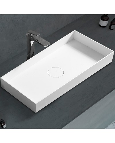 Раковина-чаша Abber Stein 80 AS2622 Белая матовая