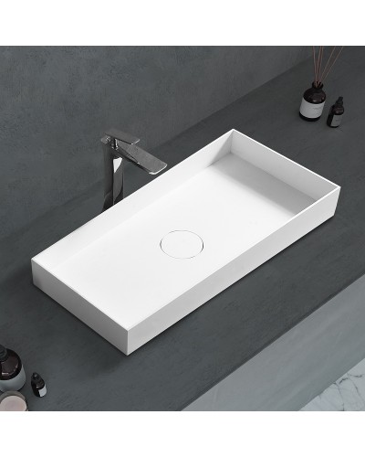 Раковина-чаша Abber Stein 80 AS2622 Белая матовая