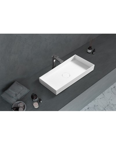 Раковина-чаша Abber Stein 80 AS2622 Белая матовая