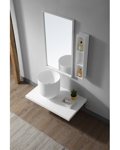 Раковина-чаша Abber Stein 40 AS2618 Белая матовая