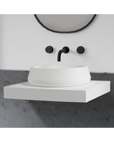 Раковина-чаша Abber Stein 60 AS2605 Белая матовая