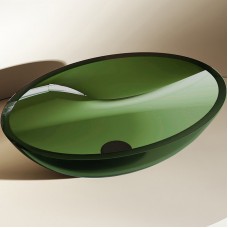 Раковина-чаша Abber Kristall 50 AT2802Emerald Зеленая