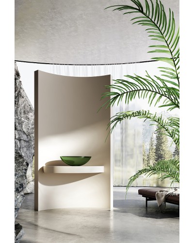 Раковина-чаша Abber Kristall 50 AT2802Emerald Зеленая