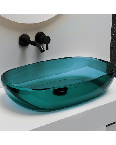 Раковина-чаша Abber Kristall 60 AT2805Aquamarin Бирюзовая