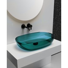 Раковина-чаша Abber Kristall 60 AT2805Aquamarin Бирюзовая