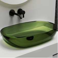 Раковина-чаша Abber Kristall 60 AT2805Emerald Зеленая