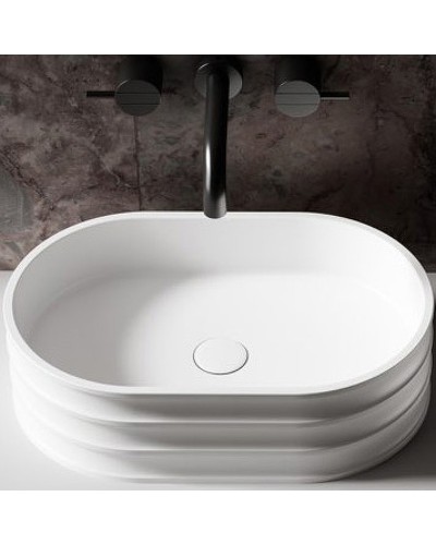 Раковина-чаша Abber Stein 56 AS2650 Белая матовая