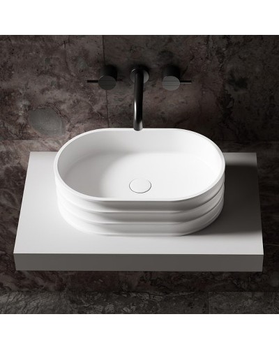 Раковина-чаша Abber Stein 56 AS2650 Белая матовая