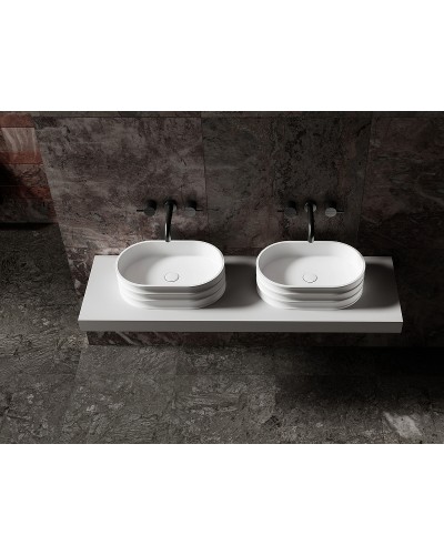 Раковина-чаша Abber Stein 56 AS2650 Белая матовая