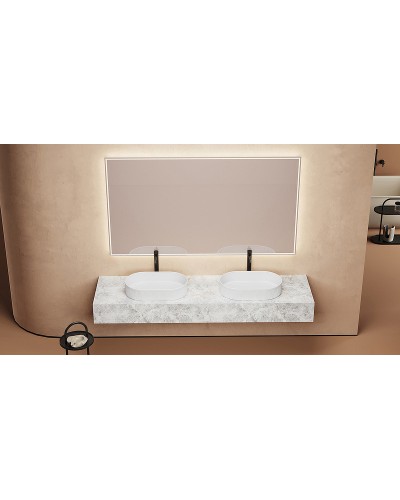 Раковина-чаша Abber Bequem 58 AC2116MW Белая матовая