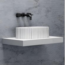 Раковина-чаша Abber Stein 56 AS2655 Белая матовая