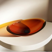 Раковина-чаша Abber Kristall 60 AT2808Opal Коричневая