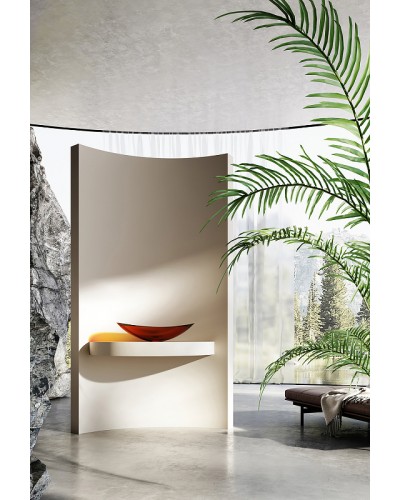 Раковина-чаша Abber Kristall 60 AT2808Opal Коричневая