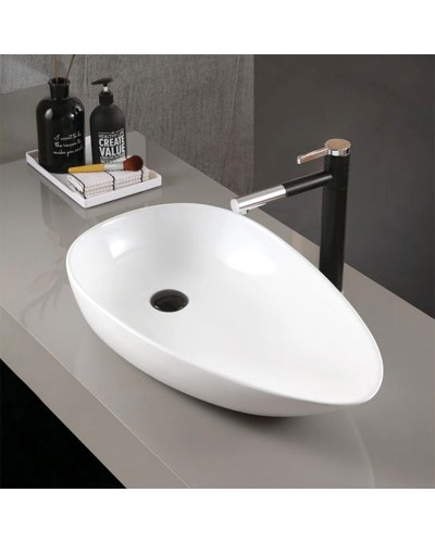 Раковина-чаша Abber Bequem 59 AC2117MW Белая матовая