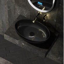 Раковина-чаша Abber Karbon 60 AK2041 Черная