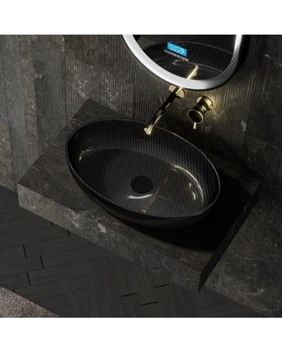 Раковина-чаша Abber Karbon 60 AK2041 Черная