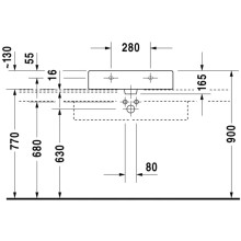 Раковина 60х47 см Duravit Vero 0454600027