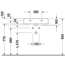 Раковина 60х47 см Duravit Vero 0454600027