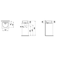 Раковина 34х34 см Laufen Sonar 8.1234.000.0.112.1