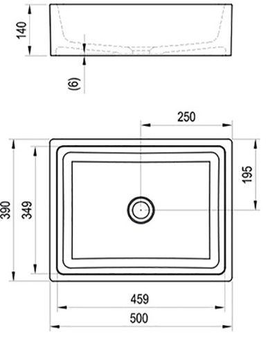 Раковина-чаша Ravak Formy 01 50 D XJL01250000 Белый